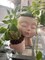 Face Plant Pot Double Flower Pots for Indoor Outdoor Plants Resin Head Planter Lady Face Plant Pots Garden Decoration Planters